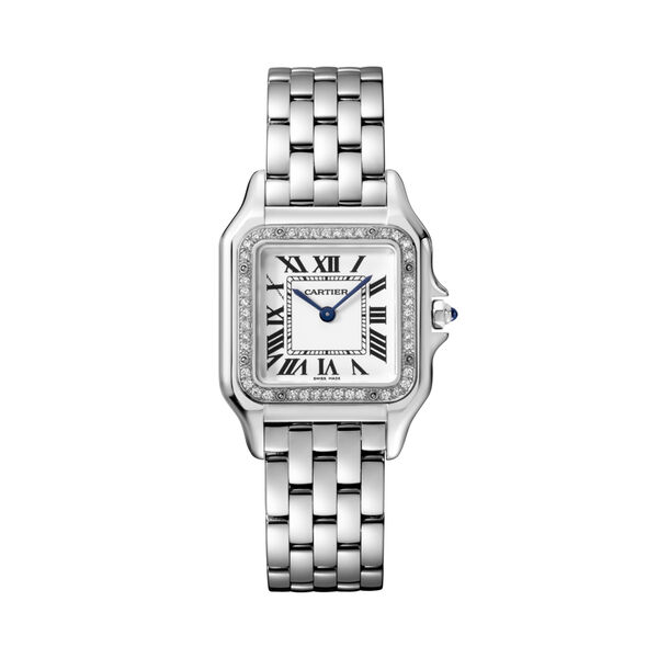 Panth&egrave;re de Cartier Medium Quartz 29 x 37 mm Stainless Steel and Diamond