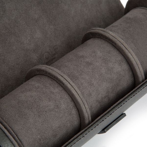 Blake Black/Grey 3 Piece Watch Roll