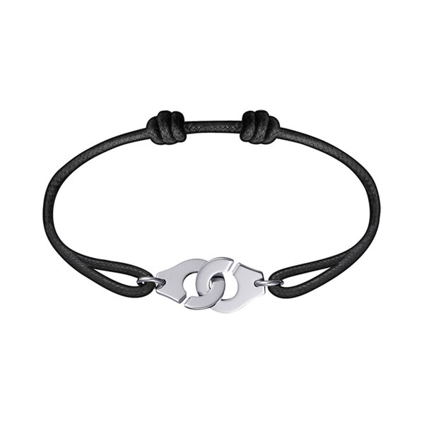 Menottes R15 White Gold Cord Bracelet