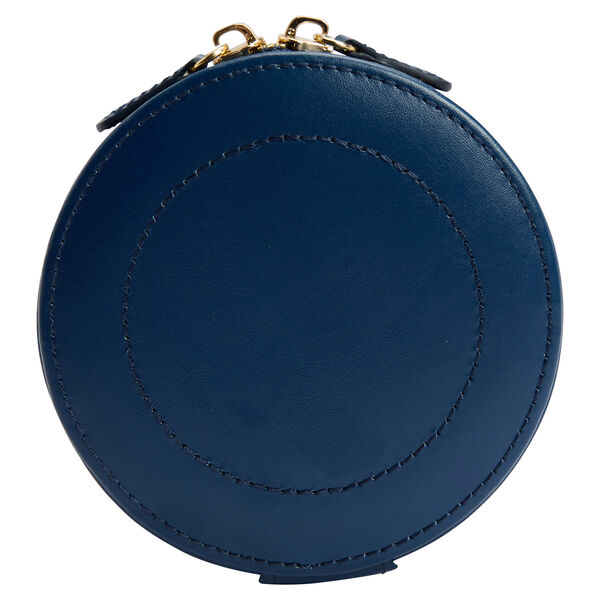 Sophia Blue Round Travel Zip Case