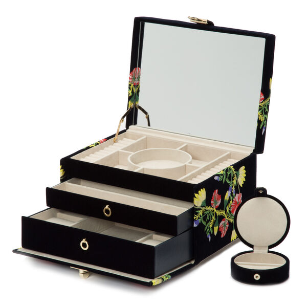Zoe Indigo Medium Jewellery Case