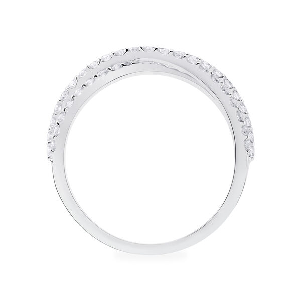 Diamond and White Gold Ring, Medium
