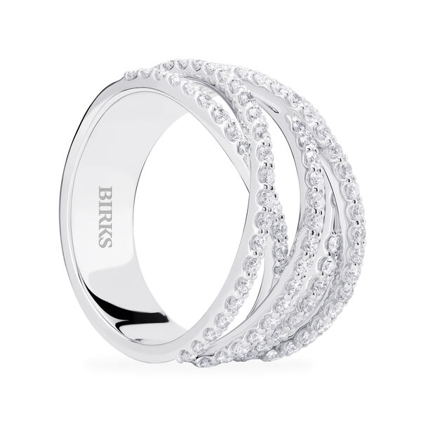 Diamond and White Gold Ring, Medium