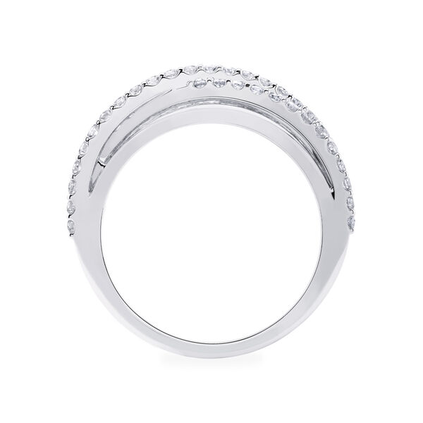 Diamond and White Gold Ring, Large