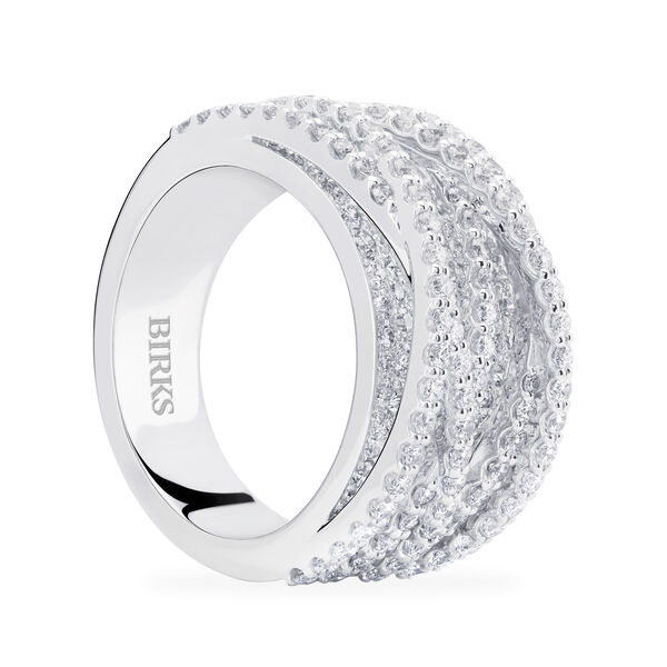 Diamond and White Gold Ring, Large