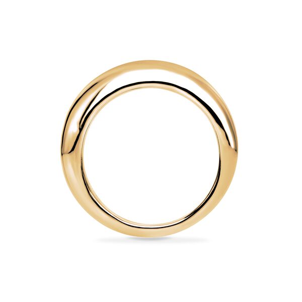 Yellow Gold Bombe Ring