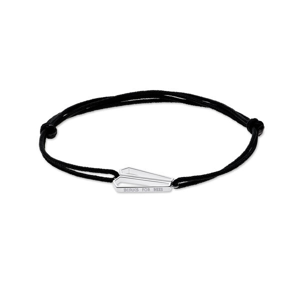 Sterling Silver Charity Cord Bracelet