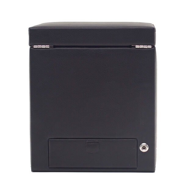 Roadster Black 1 Piece Watch Winder with Storage