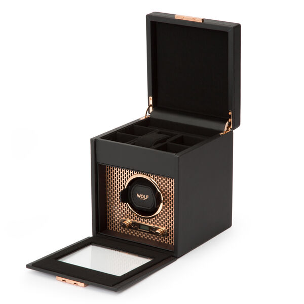 Axis Copper 1 Piece Watch Winder with Storage