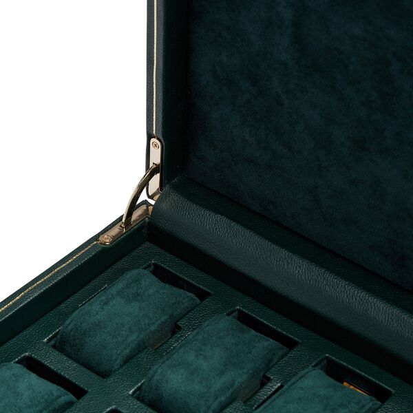 British Racing Green 10 Piece Watch Case