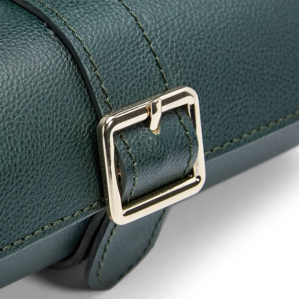 British Racing Green 3 Piece Watch Roll