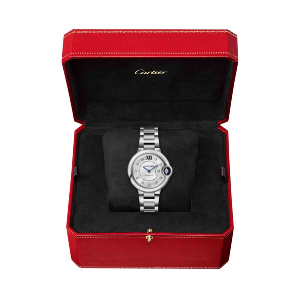 Ballon Bleu De Cartier Automatic 33 mm Stainless Steel and Diamond