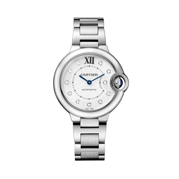 Ballon Bleu De Cartier Automatic 33 mm Stainless Steel and Diamond