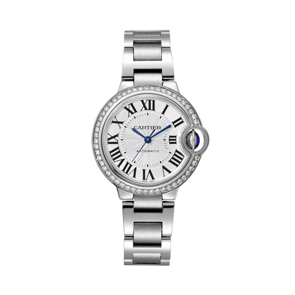 Ballon Bleu De Cartier Automatic 33 mm Stainless Steel and Diamond