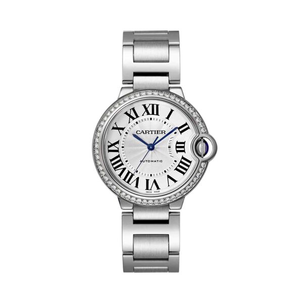 Ballon Bleu De Cartier Automatic 36 mm Stainless Steel and Diamond