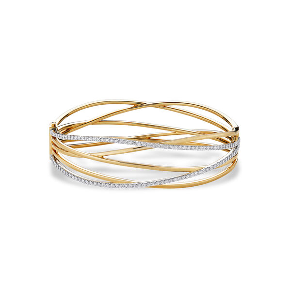 Diamond and Yellow Gold Bracelet