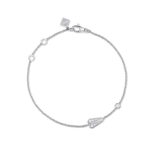 One Element, 18K White Gold and Diamond Bracelet