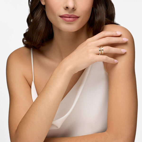 Diamond Ring, Tri-Gold