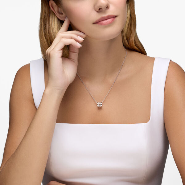 Sterling Silver Barrel Pendant