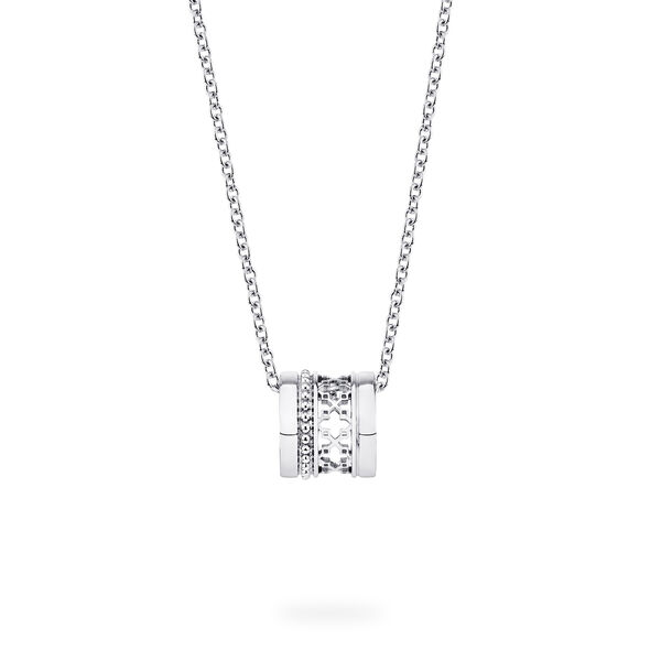 Sterling Silver Barrel Pendant