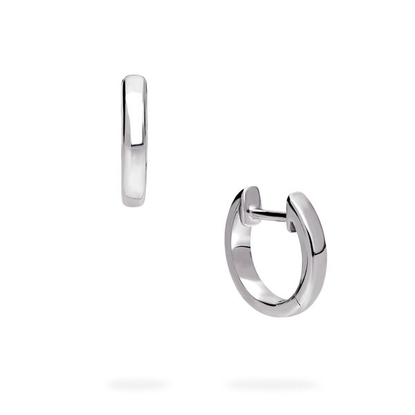 Sterling Silver Huggie Earrings For Babies