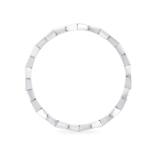 Silver Stackable Bee Chic Ring