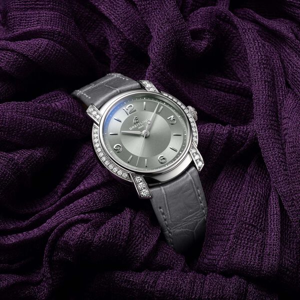 Lady Premier Automatic 36 mm Stainless Steel and Diamond