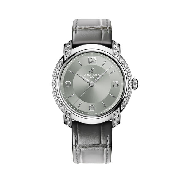 Lady Premier Automatic 36 mm Stainless Steel and Diamond