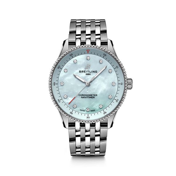 Navitimer Quartz 32 mm Stainless Steel and Diamond