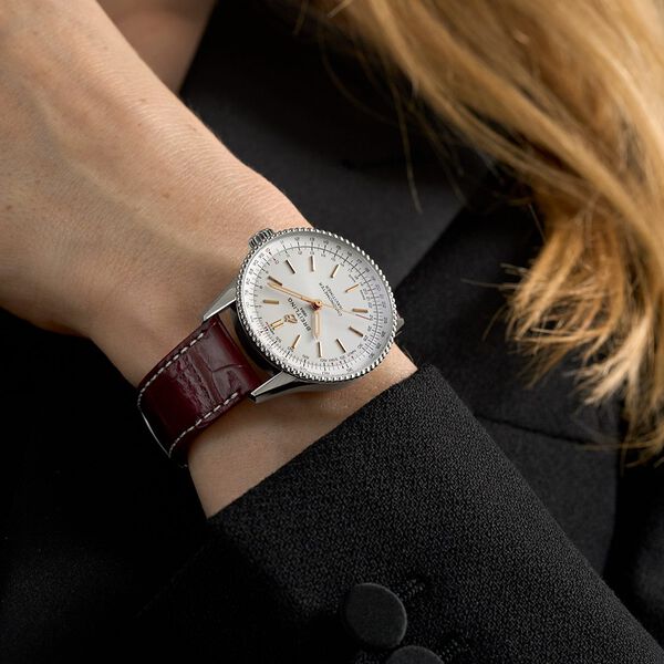 Navitimer Quartz 32 mm Stainless Steel and Diamond