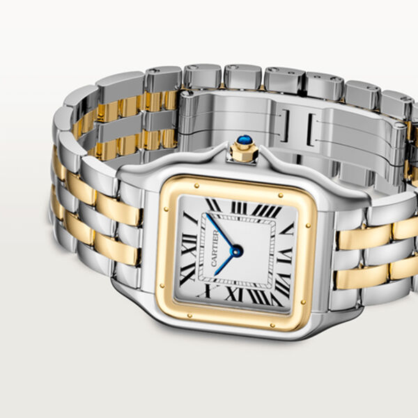 Panth&egrave;re de Cartier Large Quartz 42 mm Yellow Gold and Stainless Steel
