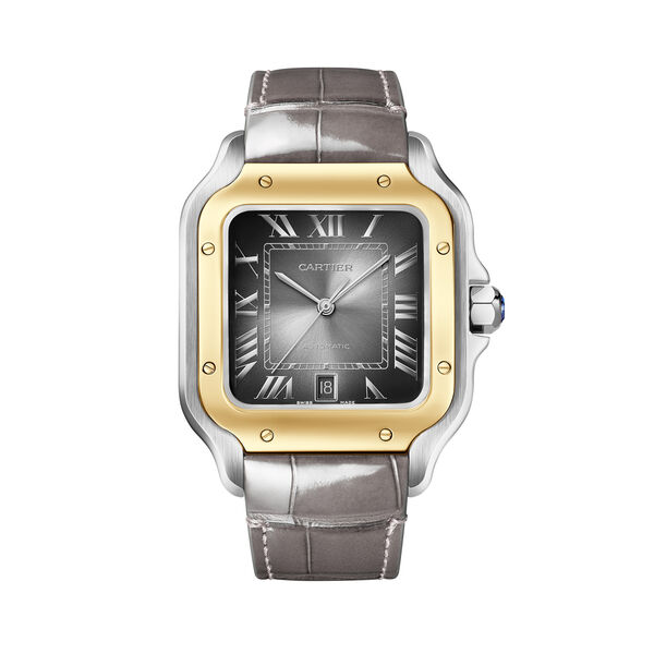 Santos de Cartier Large Automatic 40 mm Yellow Gold and Stainless Steel