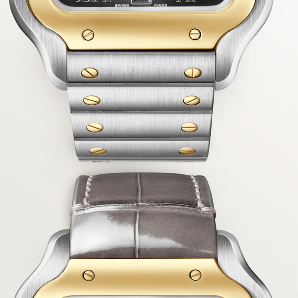 Santos de Cartier Large Automatic 40 mm Yellow Gold and Stainless Steel