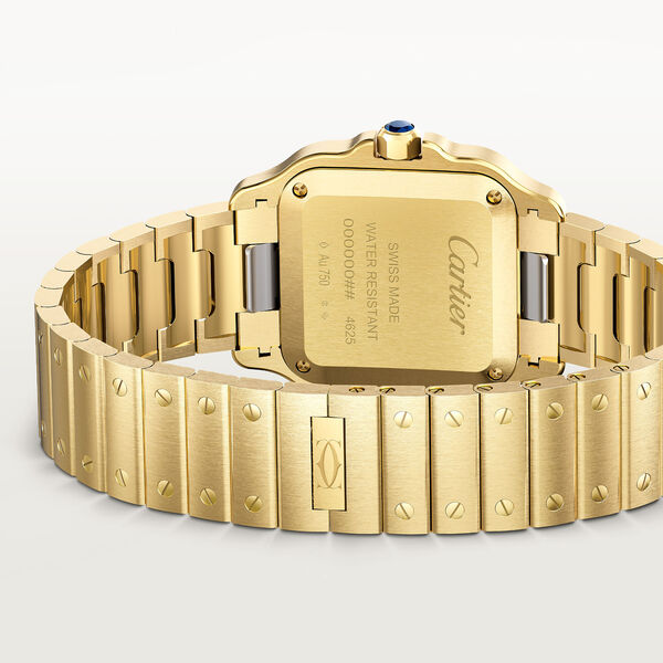 Santos de Cartier Small Quartz 27 mm Yellow Gold
