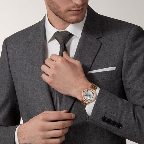 Ballon Bleu de Cartier Automatic 40 mm Rose Gold and Diamond