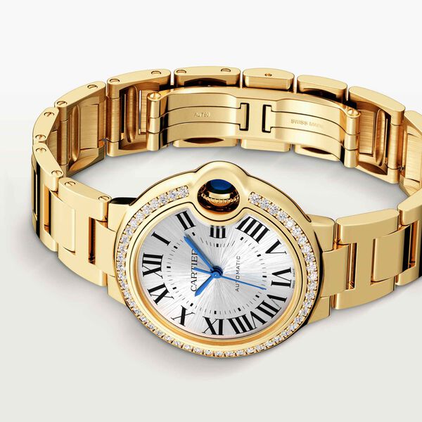 Ballon Bleu de Cartier Automatic 33 mm Yellow Gold and Diamond
