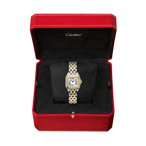 Panth&egrave;re de Cartier Small Quartz 23 x 30 mm Yellow Gold and Stainless Steel