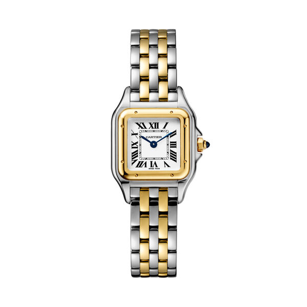Panth&egrave;re de Cartier Small Quartz 23 x 30 mm Yellow Gold and Stainless Steel