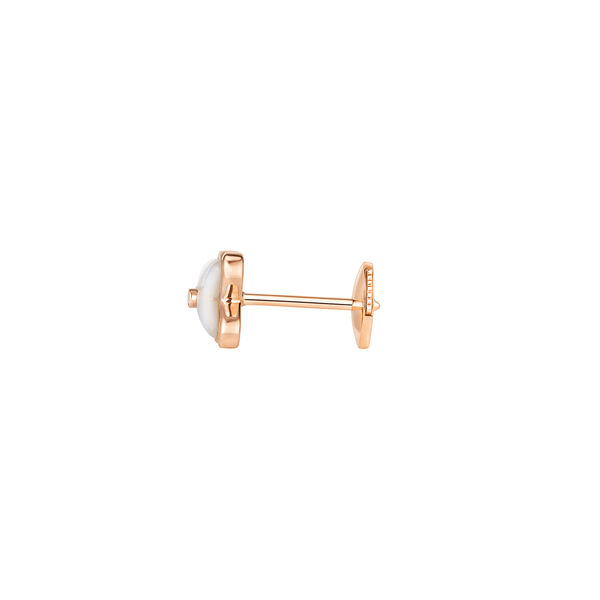 Jeux De Liens Rose Gold, Mother-of-Pearl and Diamond Single Stud Earring