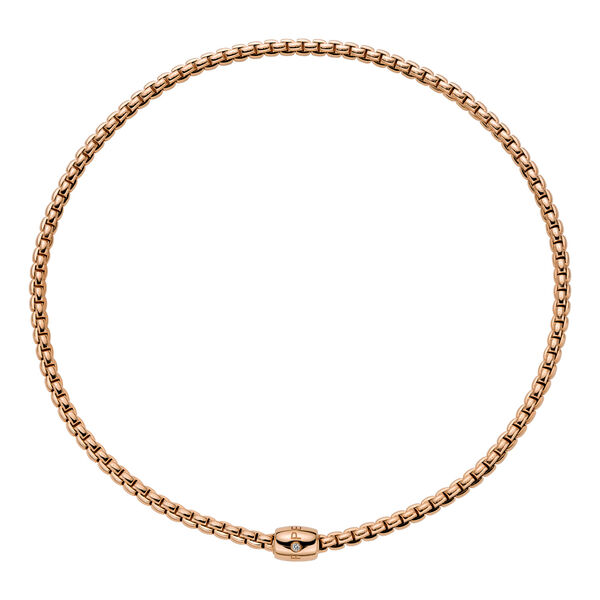 Eka Flex'it D-Link Rose Gold and Diamond Necklace