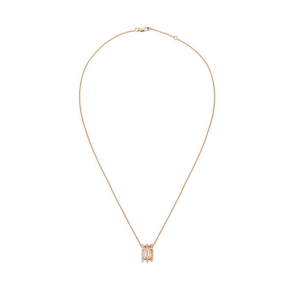 Force 10 Rise Small Rose Gold and Diamond Pav&eacute; Pendant