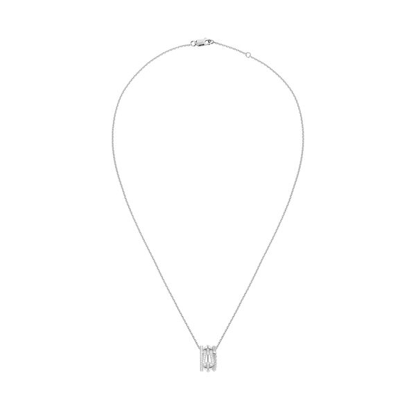 Force 10 Rise Small White Gold and Diamond Pav&eacute; Pendant