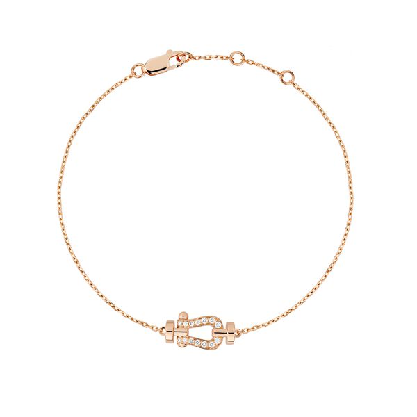 Force 10 Small Rose Gold and Diamond Pav&eacute; Bracelet