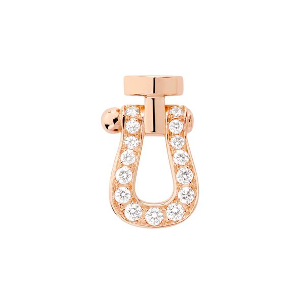 Force 10 Small Rose Gold and Diamond Pav&eacute; Stud Earring