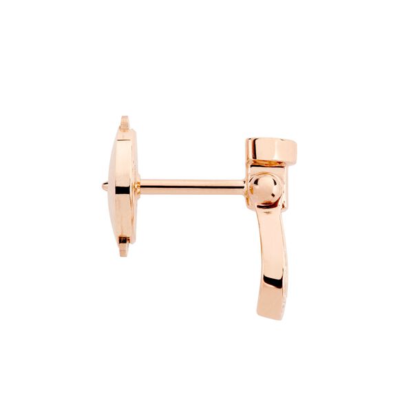 Force 10 Small Rose Gold and Diamond Pav&eacute; Stud Earring