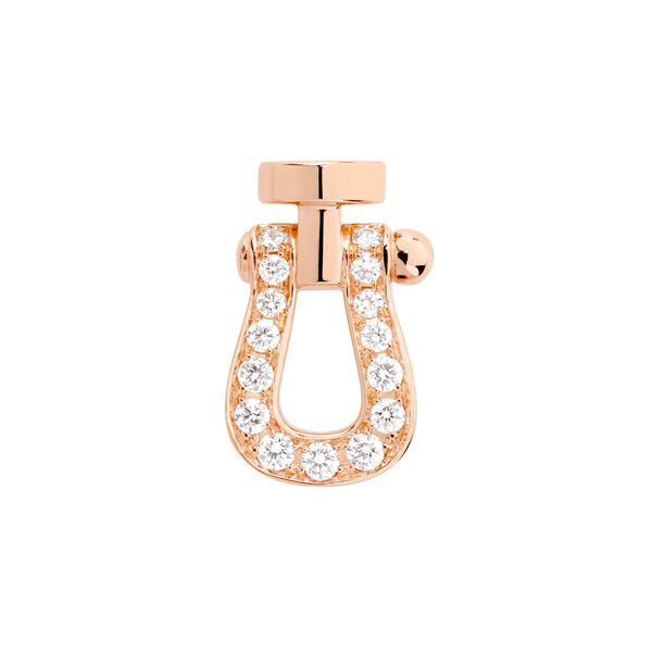 Force 10 Small Rose Gold and Diamond Pav&eacute; Stud Earring