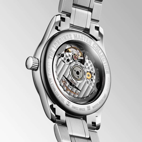 Master Automatic 34 mm Stainless Steel and Diamond
