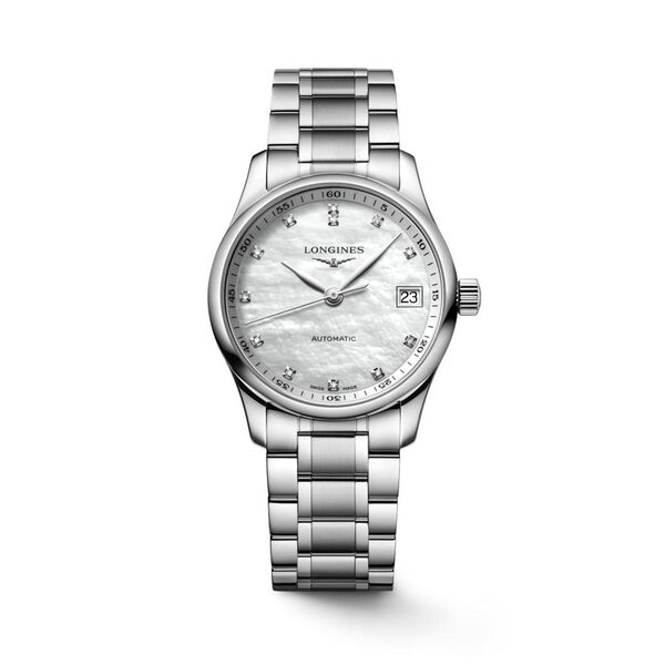 Master Automatic 34 mm Stainless Steel and Diamond