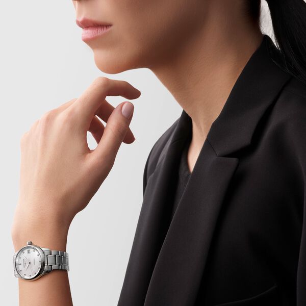 Master Automatic 34 mm Stainless Steel and Diamond