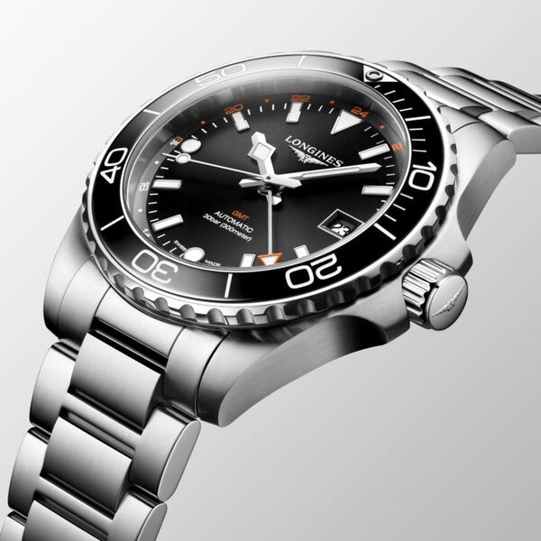 HydroConquest Automatic GMT 41 mm Stainless Steel